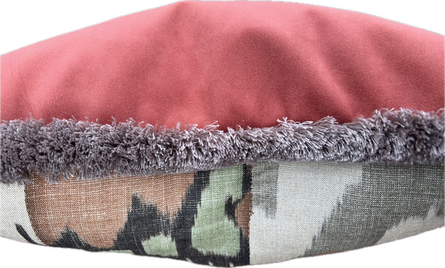Lewis & Wood Cushions - Luxury cushions in Lewis & Wood Fabric (Kimono Ginger Green)