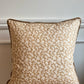 Warner Textile Archive Claremont Nathalie Caramel cushion 