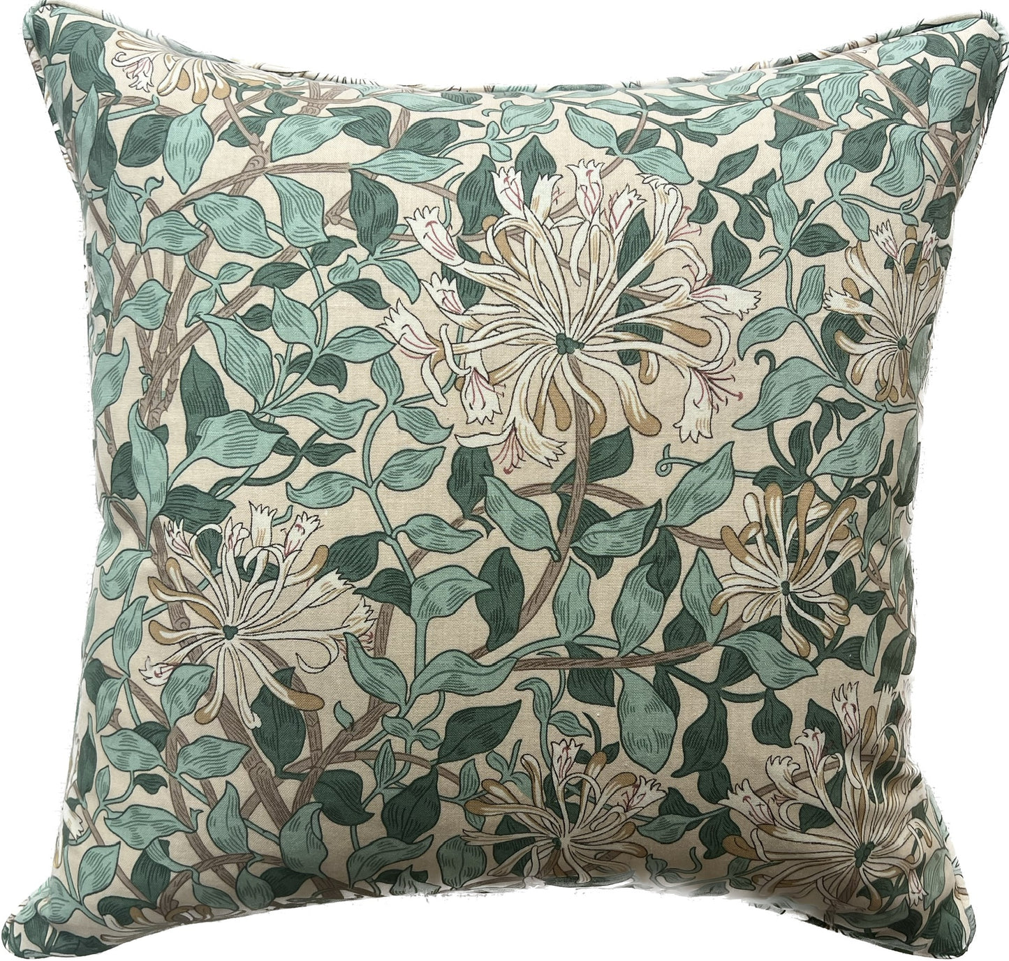 William Morris Cushions - Luxury cushions in William Morris Fabric (Honeysuckle)