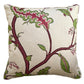 Luxury cushions in Soane Britain Tendril Vine fabric (Apple & Plum colourway) 