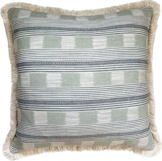 Christopher Farr Cushions - Luxury cushions in Christopher Farr Fabric (Pale Blue Lost and Found)