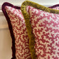 Sanderson Cushions - Luxury cushions in Sanderson Truffle Fabric (Damson) 