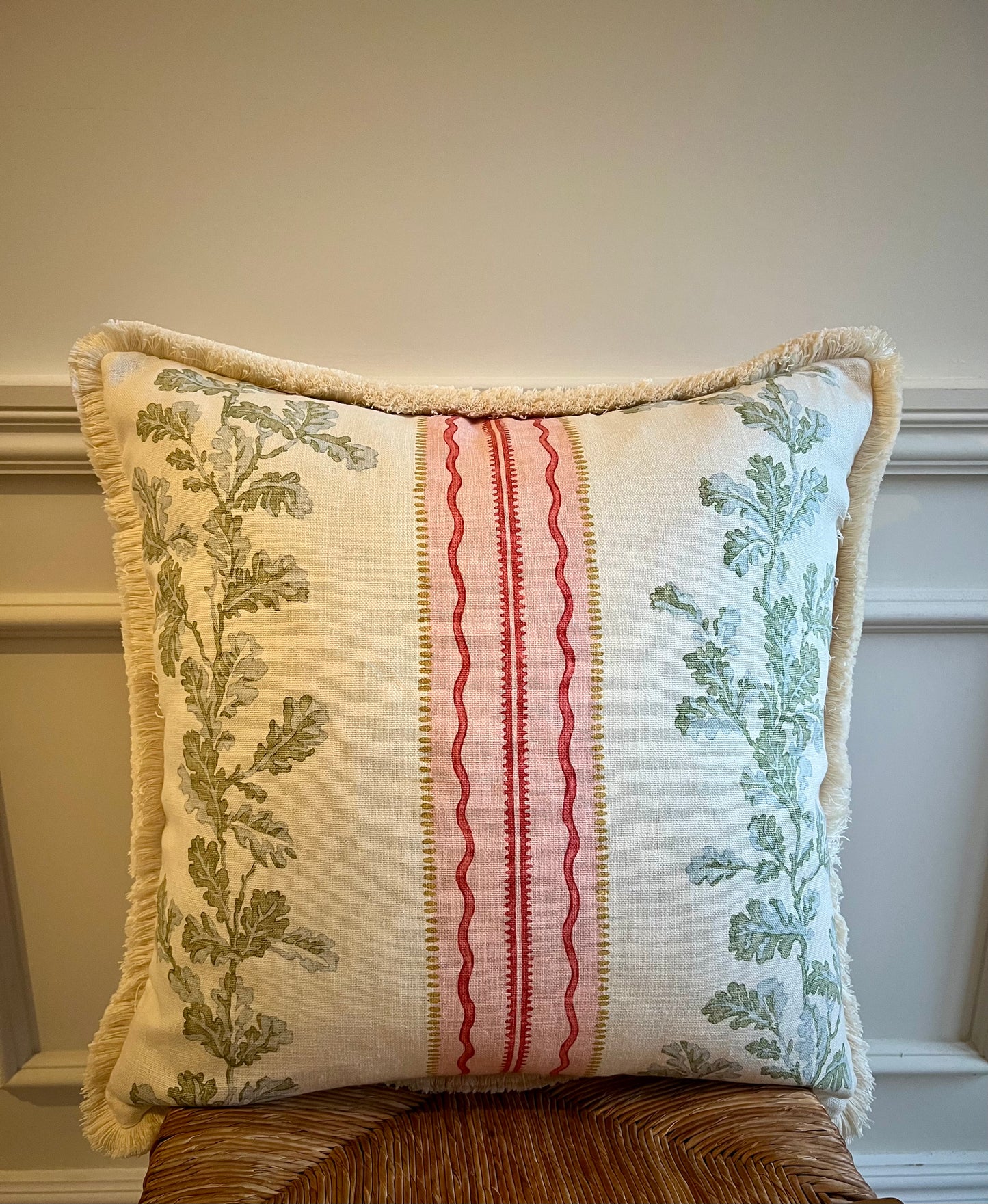 Linwood Hester Fringed Cushion