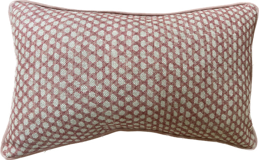 Fermoie Wicker Velvet Piped Lumber Cushion