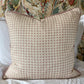 Luxury patterned cushions in Lewis & Wood Diamond Dot fabric Rose colourway 