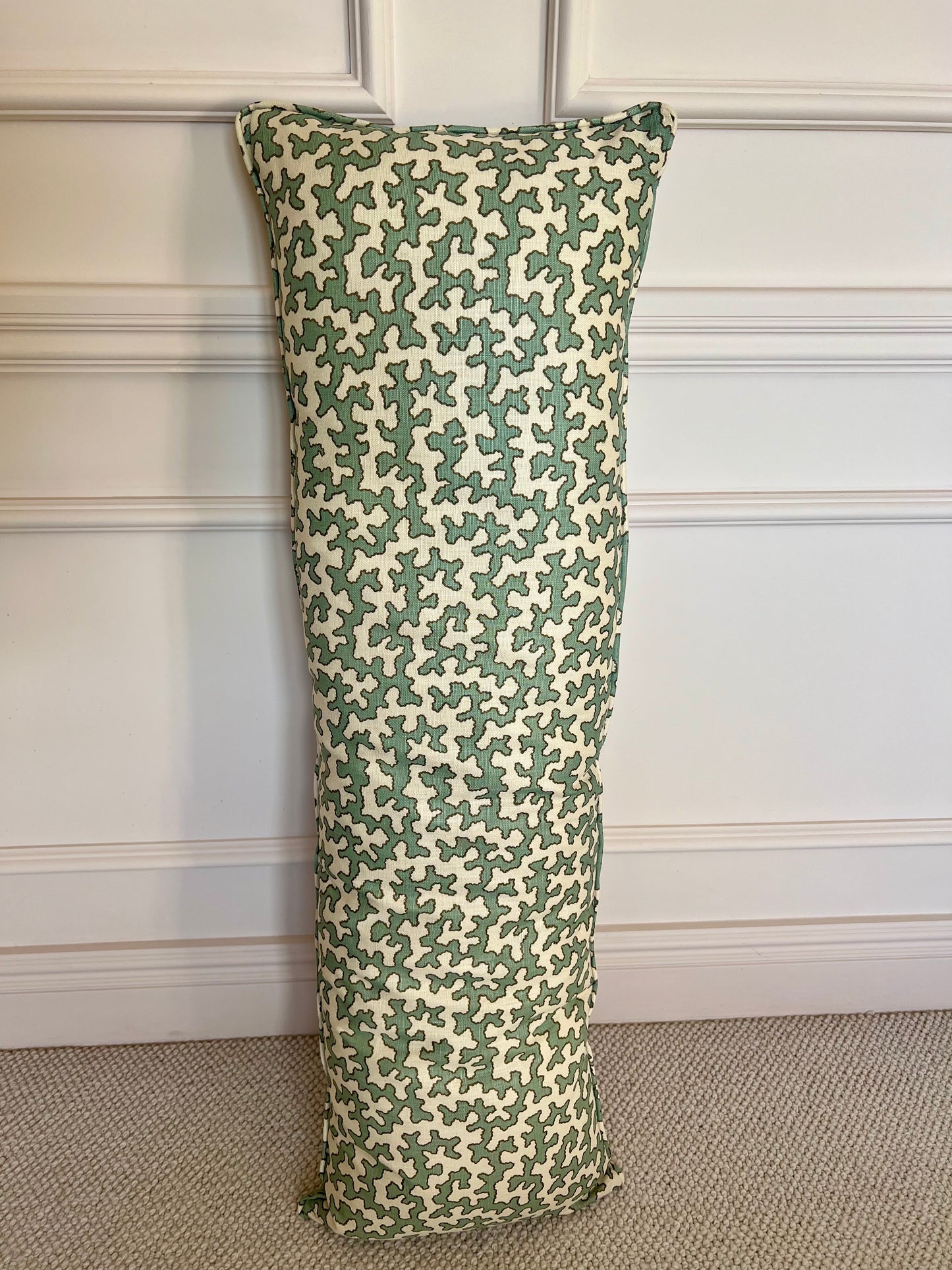 Colefax & Fowler ‘Bigger Than the Baby’ Squiggle Cushion