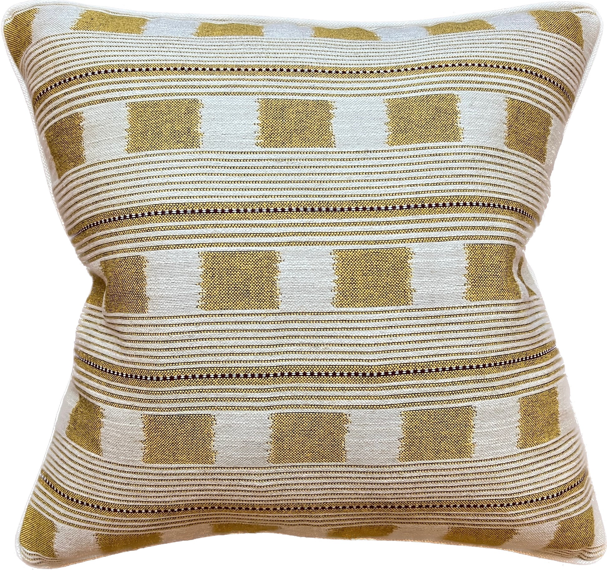 Kit Kemp Christopher Farr Cushions - Luxury cushions in designer Kit Kemp Christopher Farr Lost & Found Fabric (Lemon Yellow) 