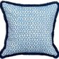 Fermoie Blue Rabanna Fringed Cushion