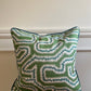 Rapture & Wright Moorish Maze Piped Cushion