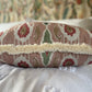 GP & J Baker Ikat Bokhara Rose Green Cushions