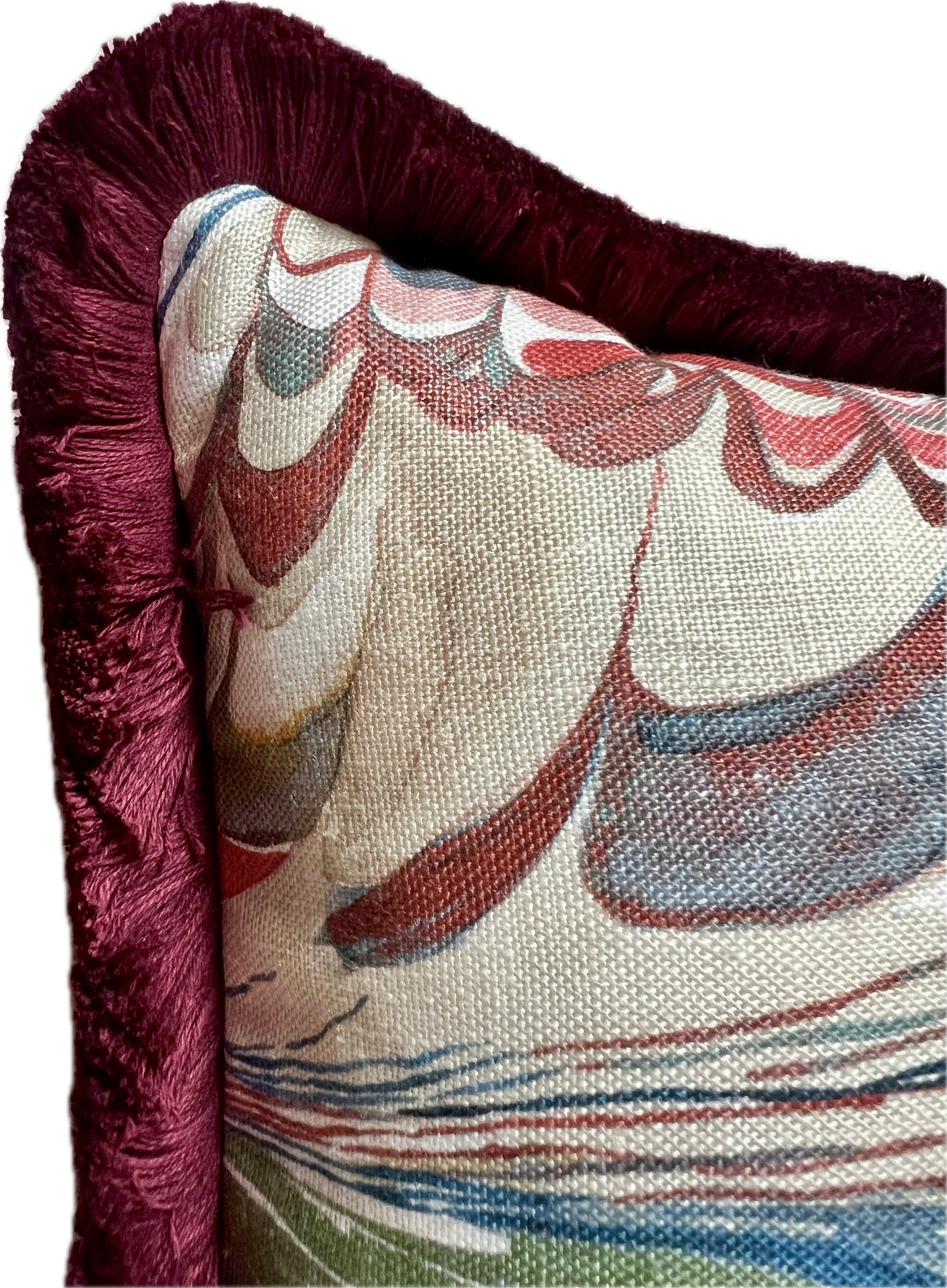 GP & J Baker Lee Jofa Cushions - Luxury cushions in Lee Jofa Fabric (Spice Leaf Taplow)