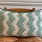 Soane Britain Cushions - Luxury cushions in Soane Britain Scrolling Fern Emerald green Fabric