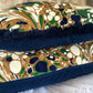 Luxury patterned cushions in Beata Heuman Dappled Velvet fabric