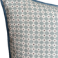 Lewis & Wood Cushions - Luxury cushions in Diamond Dot Fabric (Sea Holly) 