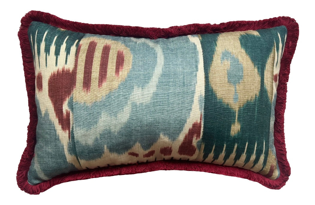 Lewis & Wood Kimono Fringed Lumbar Cushion