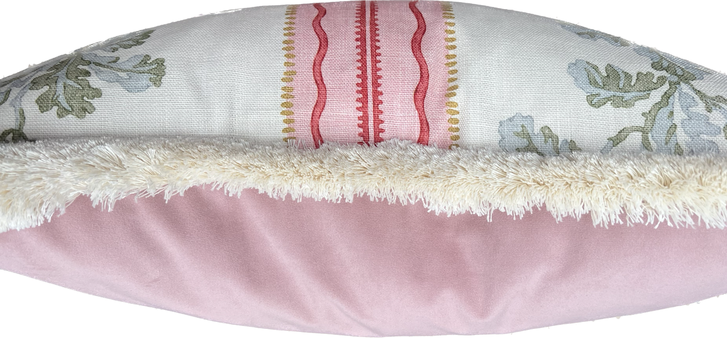 Linwood Cushions - Luxury cushions in Linwood Hester Fabric with fringe