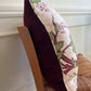 Luxury cushions in Soane Britain Tendril Vine fabric (Apple & Plum colourway) 