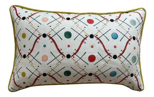 Luxury patterned cushions in Ottoline Improvisation 1 fabric