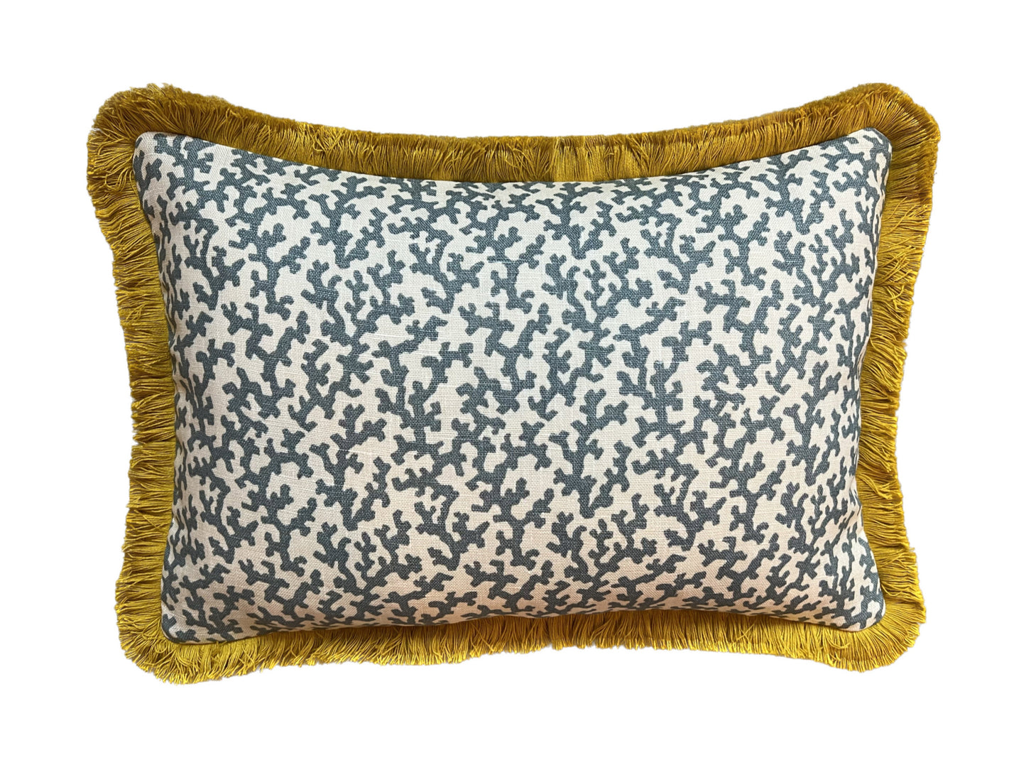 Veere Grenney Folly Fringed Lumbar Cushion