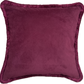 Sanderson Truffle Cushions in Damson