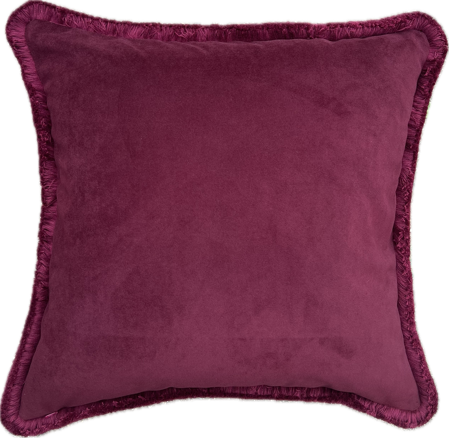 Sanderson Truffle Cushions in Damson