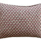 Fermoie Wicker Pink Piped Cushion