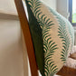 Soane Britain Cushions - Luxury cushions in Soane Britain Scrolling Fern Emerald green Fabric