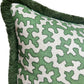 Colefax Fowler Cushions - Luxury cushions in Colefax Fowler Fabric (Green Squiggle) 
