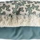 Colefax Fowler Cushions - Luxury cushions in Colefax Fowler Fabric (Aqua Squiggle) 