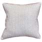 Luxury patterned cushions in Lewis & Wood Diamond Dot fabric Rose colourway 