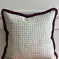 Lewis & Wood Cushions - Luxury cushions in Diamond Dot Fabric (Sea Holly) 