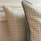 Lewis & Wood Cushions - Luxury cushions in Diamond Dot Fabric (Sea Holly) 