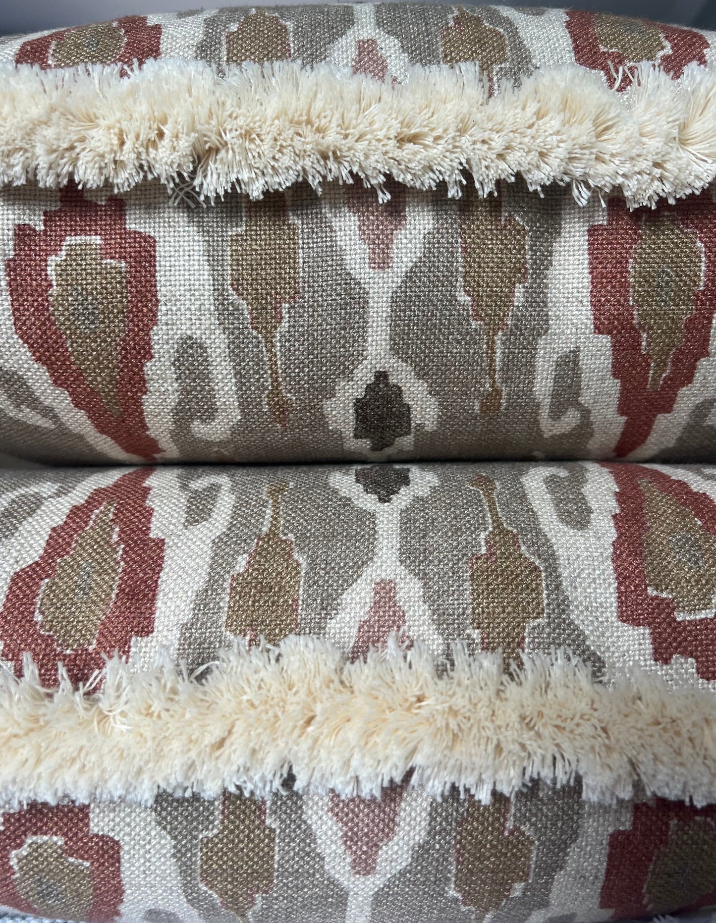 GP & J Baker Ikat Bokhara Neutral Cushions