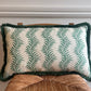 Soane Britain Cushions - Luxury cushions in Soane Britain Scrolling Fern Emerald green Fabric