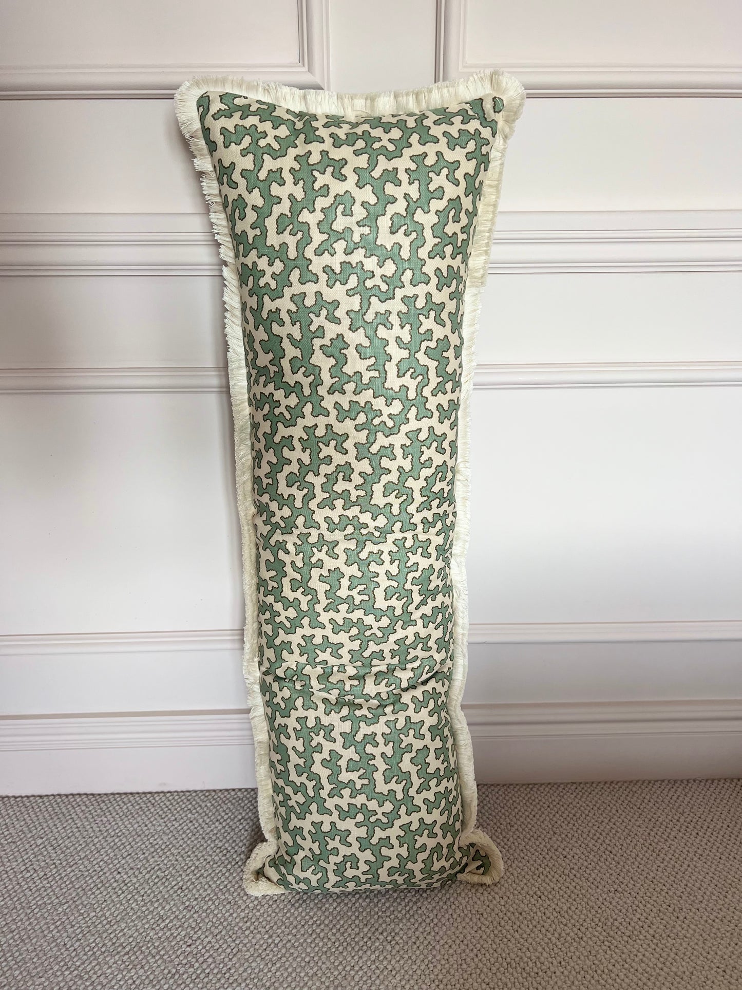 Colefax & Fowler ‘Bigger Than the Baby’ Squiggle Cushion