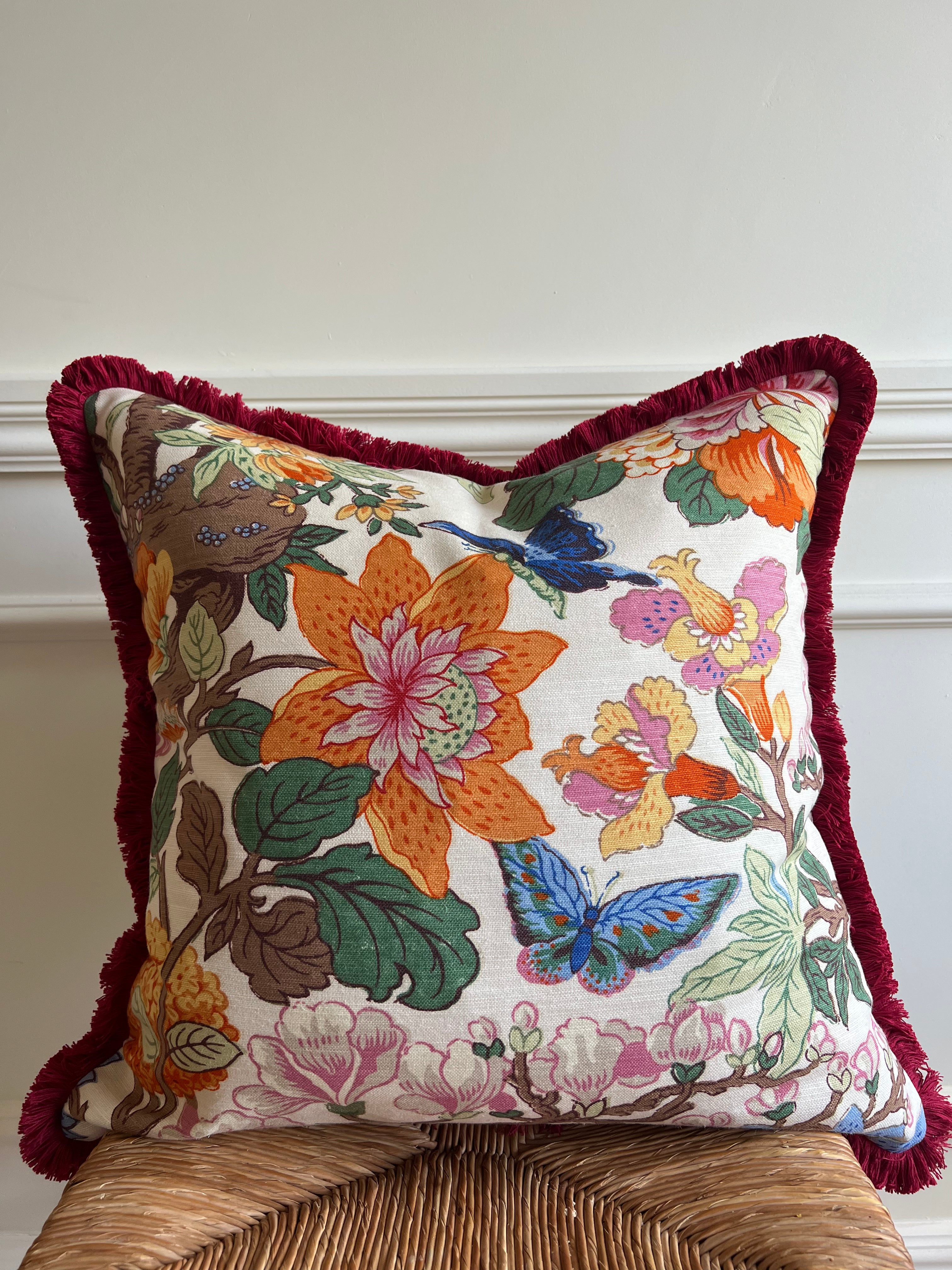 GP J Baker Magnolia Cushion Elizabeth Violet Home