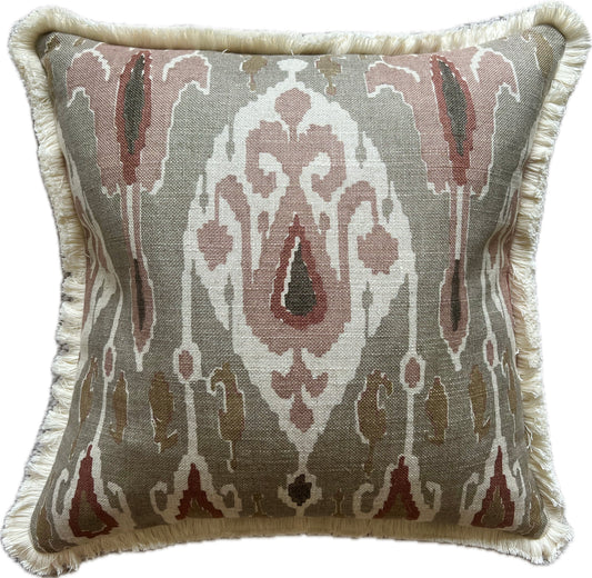 GP & J Baker Ikat Bokhara Neutral Cushions