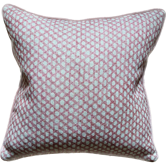 Fermoie Wicker Velvet Piped Cushion