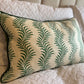 Soane Britain Cushions - Luxury cushions in Soane Britain Scrolling Fern Emerald green Fabric