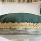 Pale Blue Lost & Found Fringed Cushion