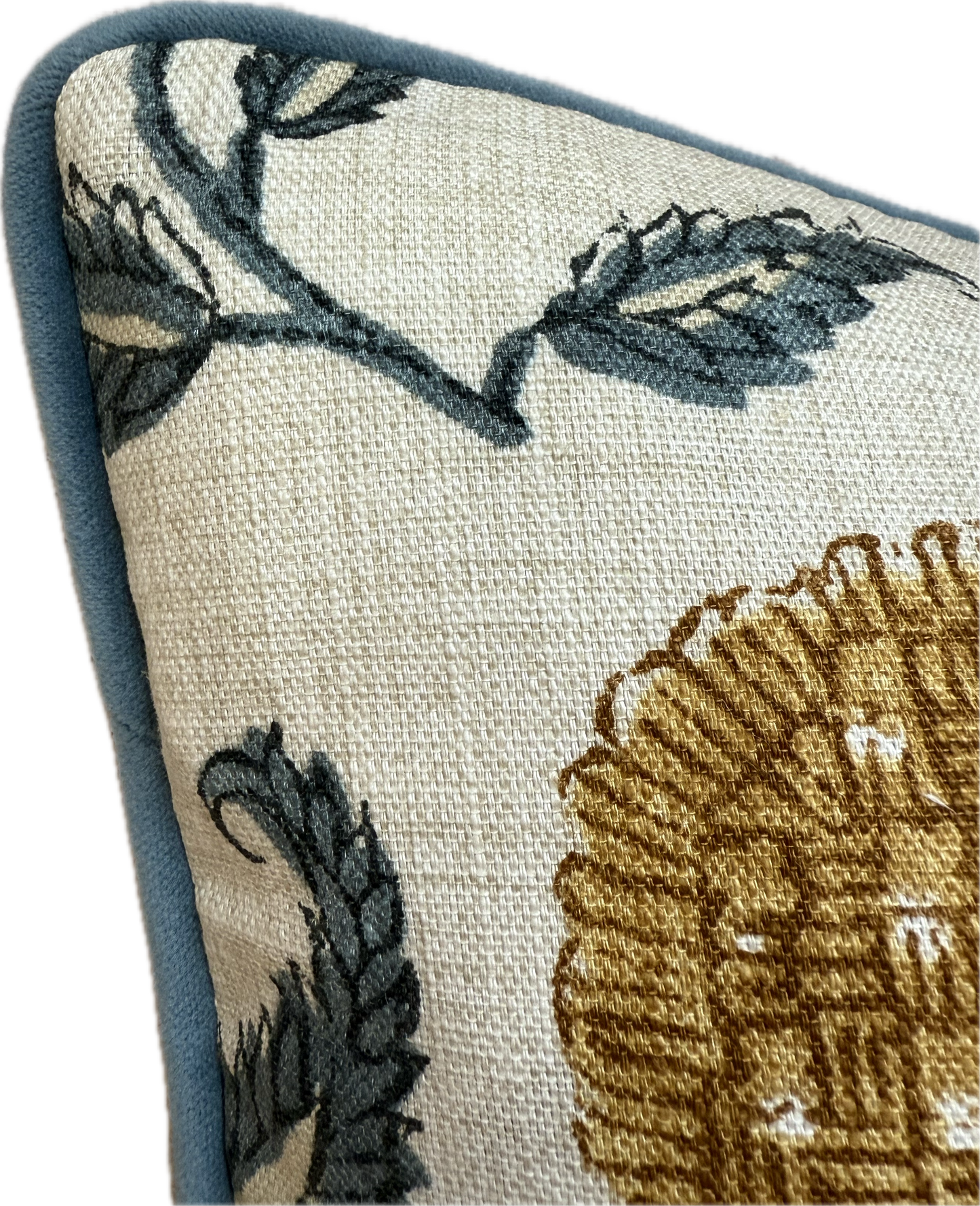Bespoke Sanderson Anaar Woad Cushions