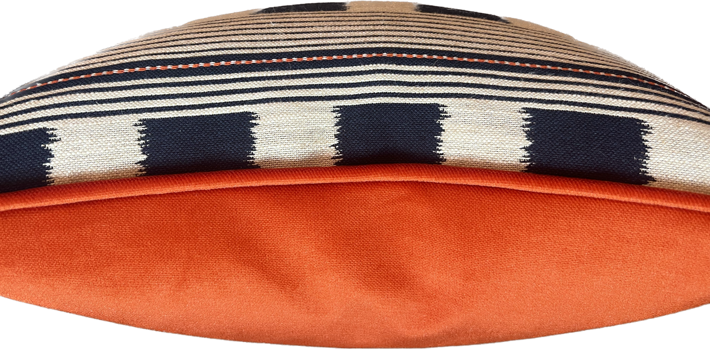 Christopher Farr Cushions - Luxury cushions in Christopher Farr Fabric (Indigo Lost and Found)