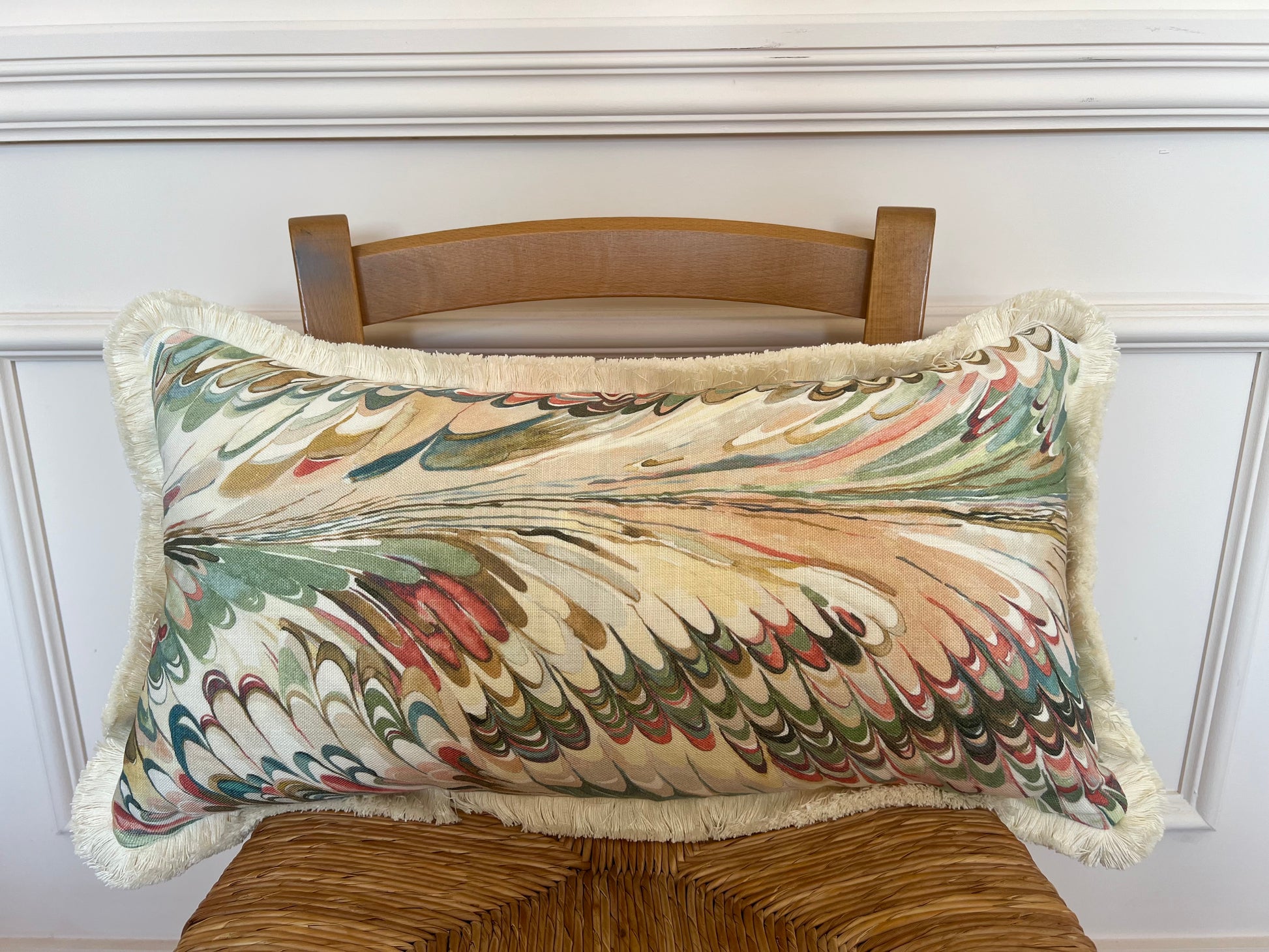 GP & J Baker Lee Jofa Cushions - Luxury cushions in Lee Jofa Fabric (Juniper Petal Taplow)