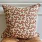 Colefax Fowler Cushions - Luxury cushions in Sibyl Colefax John Fowler Fabric (Apricot Squiggle) 