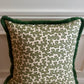 Colefax & Fowler Moss Squiggle Cushion