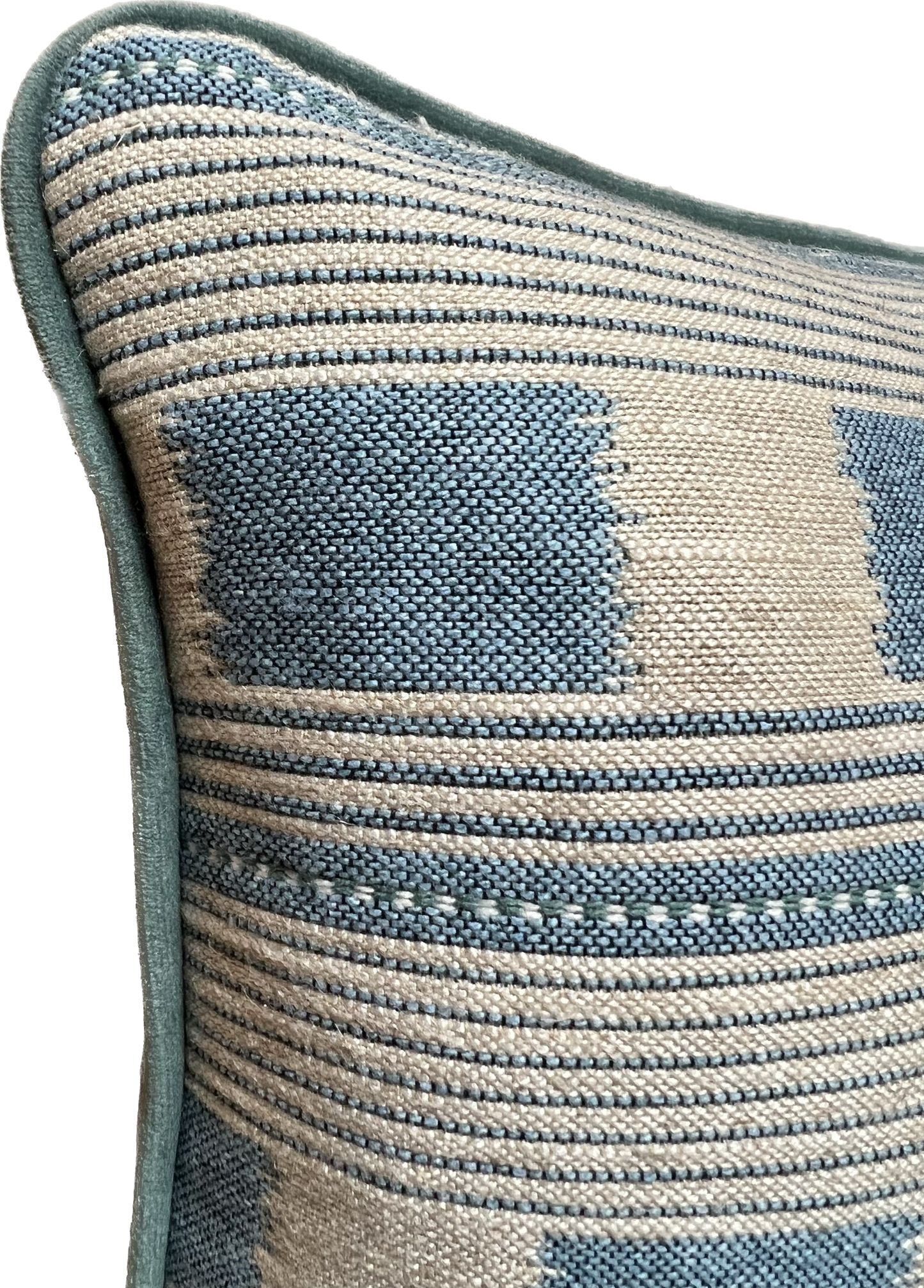 Christopher Farr Cushions - Luxury cushions in Christopher Farr Fabric (Denim Lost and Found)