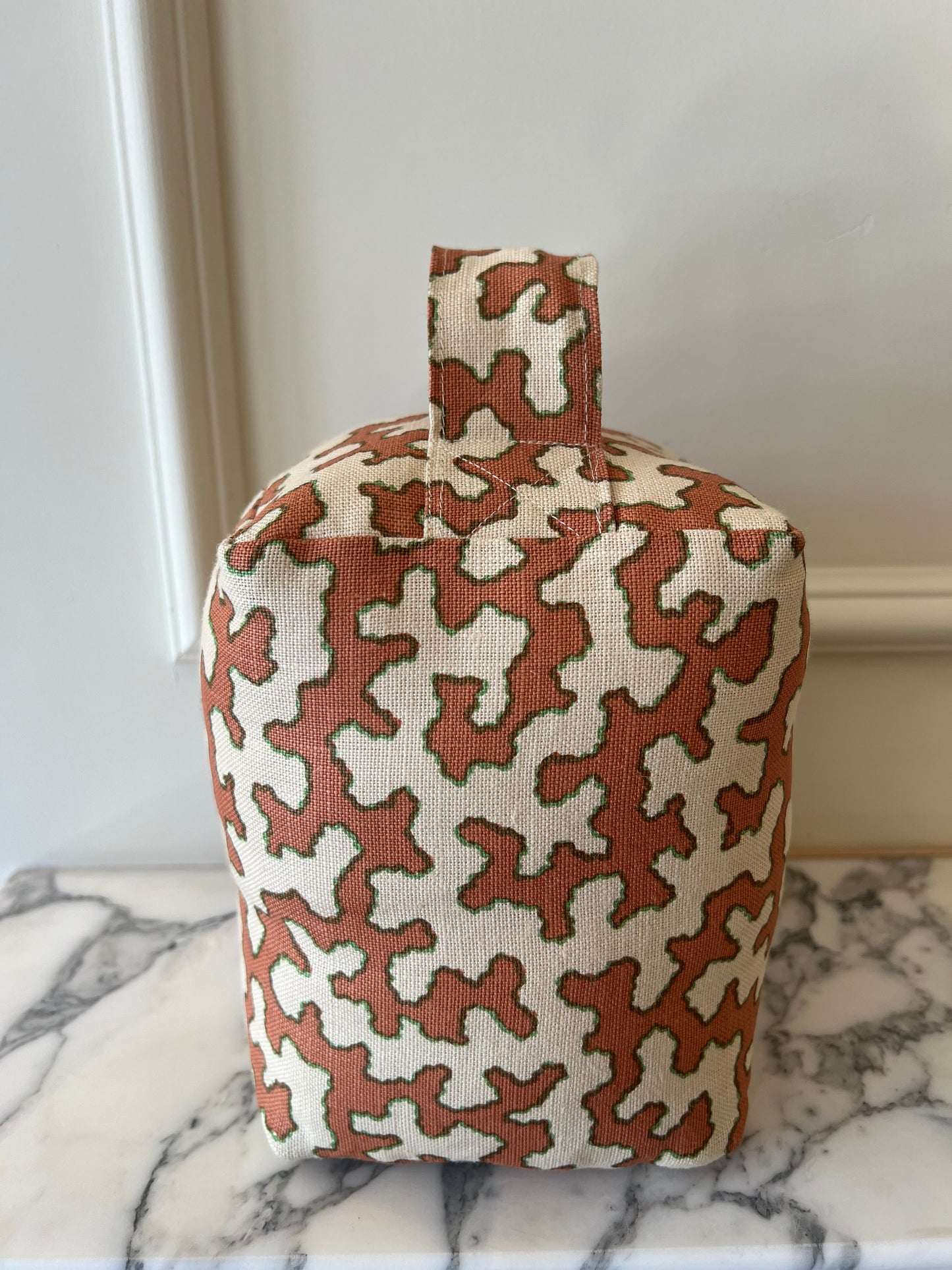 Apricot Squiggle Doorstop