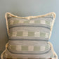 Pale Blue Lost & Found Fringed Cushion