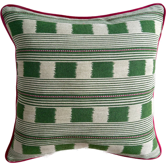 Christopher Farr Cushions - Luxury cushions in Christopher Farr Fabric (Green Lost and Found)