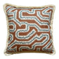 Rapture & Wright Moorish Maze Fringed Cushion